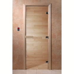 Дверь для саун DoorWood Прозрачное 210х90