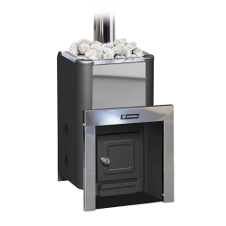 Газо-дровяная банная печь Ермак Уралочка 12 (Нержавейка)