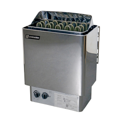 Электрическая печь для бани Ермак SCA-90 BS, со встроенным пультом