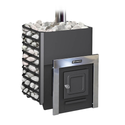 Дровяная печь для бани Ермак 16 Сетка Классика