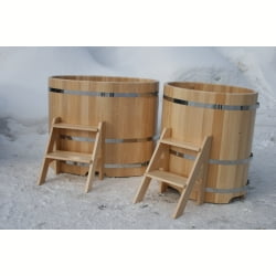 Кедровая купель овальная 1000/780-1200/40 Двухместная