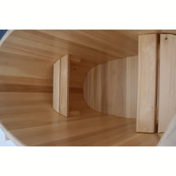 Кедровая купель овальная 1100/690-1050/40