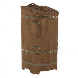Фитобочка BentWood со скосом "Сращенная" цвет Орех