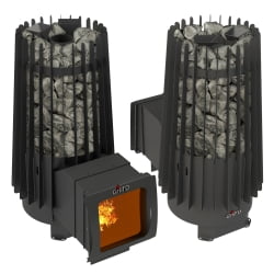 Печь Grill’D Cometa 180 Vega Long Window Max Pro нержавеющая сталь