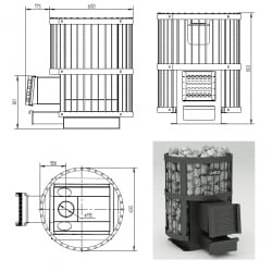 Печь Grill’D Leo 240 Long black
