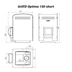 Печь Grill’D Optima 150 Short Deluxe