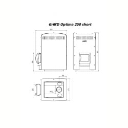 Печь Grill’D Optima 250 Short Deluxe