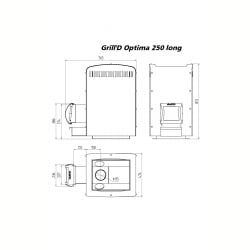 Печь Grill’D Optima 250 Long Deluxe