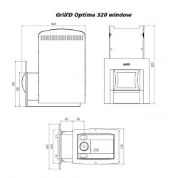 Печь Grill’D Optima 320 Window Deluxe