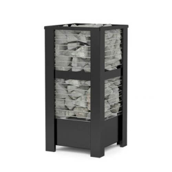 Электрическая каменка Костёр GeoS QUADRO-Soft 6 кВт + ограждение из бука