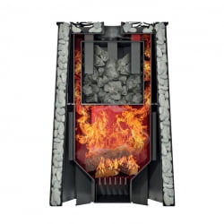 Банная печь Grill’D Violet Romb Short Window Max Котловая сталь 09Г2С ГОСТ 19281