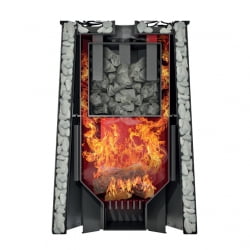 Банная печь Grill’D Violet Romb Long Window Max Котловая сталь 09Г2С ГОСТ 19281