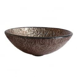 Раковина стеклянная Bronze De Luxe Т12-D420-H150мм 140161
