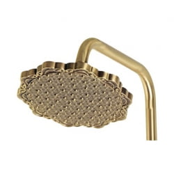 Комплект одноручковый для душа Bronze De Luxe WINDSOR (излив резной 20см) 10120PF