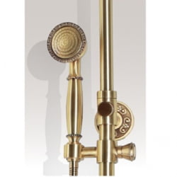 Комплект двухручковый для душа Bronze De Luxe ROYAL (излив 10см) 10121F