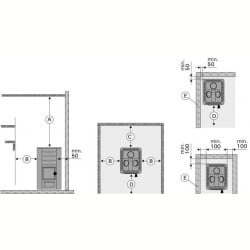 Печь для бани на дровах Harvia 16 Steel