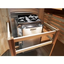 Печь для сауны Harvia Topclass Combi KV-60SE, с парогенератором, без пульта