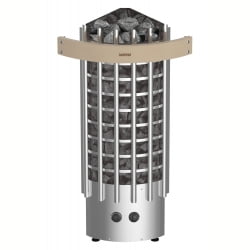 Угловая печь для сауны Harvia Glow Corner TRC70 6.8 кВт, встроенный пульт
