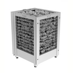 Печь Harvia Modulo Combi MDS160GSA Steel (Три стороны открыты)
