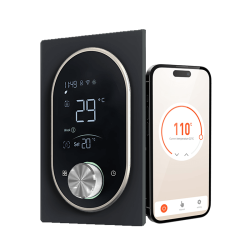 Пульт управления сауной Henki L-Series (Bl) черный, Wi-Fi, 20 кВт