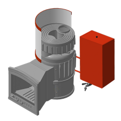 Банная печь KALEDO VISIO KV2230-80, 22 кВт