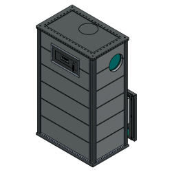 Газовая печь Klover RT 100-RV-310S (талькомагнезит 40мм)