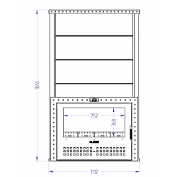 Газовая печь Klover RT 100-RV-310S (серпентинит 40мм)