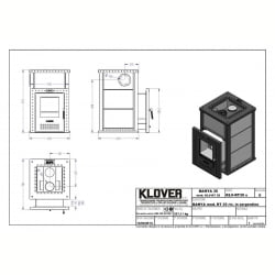 Печь Klover KLV-RT-35 (Талькомагнезит)