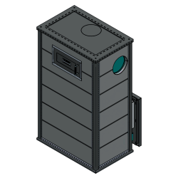 Газовая печь Klover RT 100-RV (талькомагнезит 40мм)