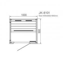 Инфракрасная сауна JK-R8101