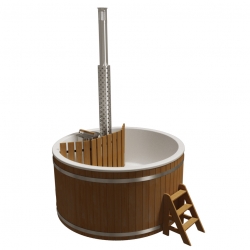 Купель Composit Премиум D=2,2м H=1,1м термососна с внутренней печью 