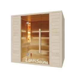 Сауна Lahtisauna KESKI PDDS-maxi Стандарт (трехместная c печью Sentiotec)