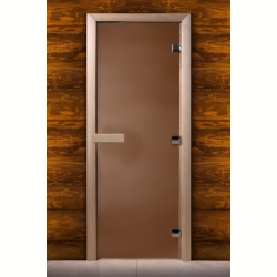 Дверь для сауны Maestro woods бронза матовая 800х2100 правая