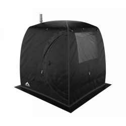 Баня палатка МОРЖ LUX, чёрный
