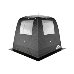 Баня палатка МОРЖ LUX 2 ОКНА, чёрный