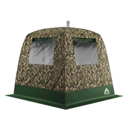 Баня палатка МОРЖ LUX 2 ОКНА, камуфляж