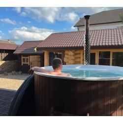 Купель PolarSpa ELITE 220 термососна тёмная