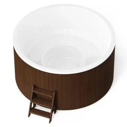 Купель PolarSpa COMFORT FAMILY COLD 220 термоберёза тёмная