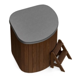 Купель PolarSpa CORNER SMALL 130 термососна тёмная