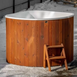 Купель PolarSpa CORNER BIG 160 термососна светлая