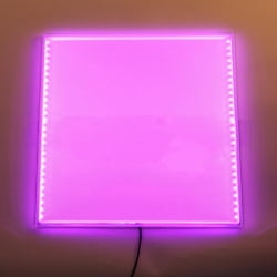 Влагостойкая LED панель хромотерапии Steamtec TOLO-LED03-3-kit, 30х30 см.