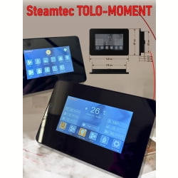 Парогенератор для сауны и хамама Steamtec TOLO MOMENT-150, 15 кВт, Black