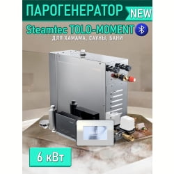 Парогенератор для сауны и хамама Steamtec TOLO MOMENT-60, 6 кВт, White