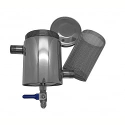 Аромаемкость из нержавеющей стали для аромамасел и фитосборов, Steamwater NEW DRAIN