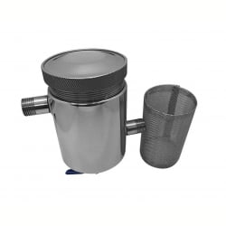 Аромаемкость из нержавеющей стали для аромамасел и фитосборов, Steamwater NEW DRAIN