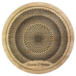 Комплект акустики для бани SW-1 SOUND Next WiFI Wood (одна колонка, круг)