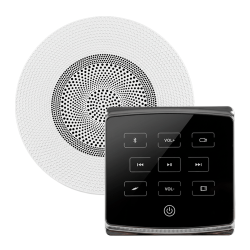 Комплект влагостойкой акустической системы SW ECO Black MINI-1 (одна колонка, круг)