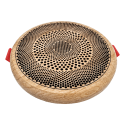 Влагостойкий динамик SW MINI WOOD с дубовой сеткой (круг)
