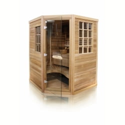 Сауна из кедра SAWO SR01-19717602 1616LAC без оборудования и аксессуаров (1,6м х 1,6м, кедр)