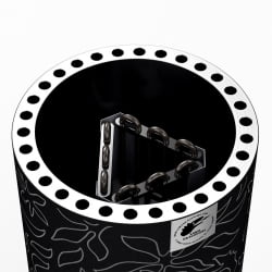 Печь Sawo Dragonfire Fiber Jungle DRF3-45NS-P-С